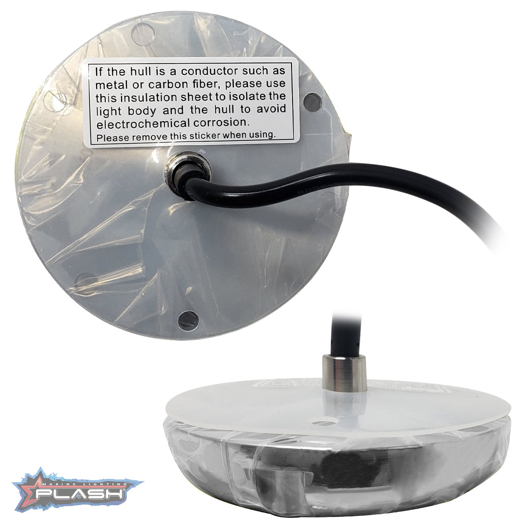 Plash - Underwater Transom Light - Blue/Green, 51.6W, 12V, IP68, 5258lm (PL-UWL-EPIK-B/G) — Quality Boat Parts