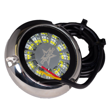 Plash - EPIK Underwater Transom Light - Blue/White, IP68, 4.1A, 51.6W (PL-UWL-EPIK-B/W-K) — Quality Boat Parts