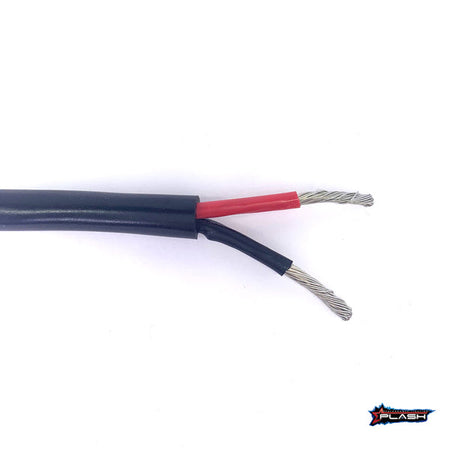 Plash - Insulated Power Wire - 2 Conductor, Black PVC — Quality Boat Parts