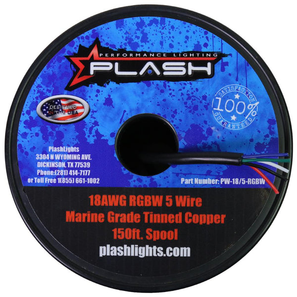 Plash - Conductor Wire - 150ft, Spool, 300V — Quality Boat Parts