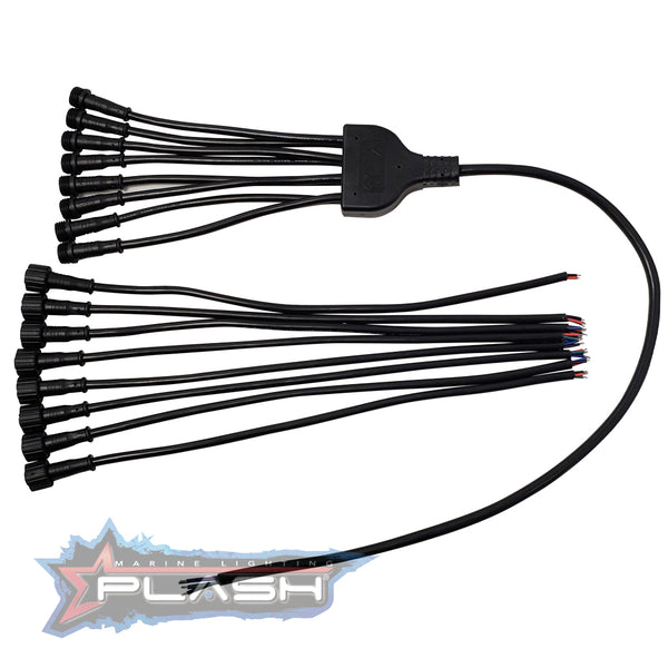 Plash - RGB Splitter - 8-Way (PW-8WAY-RGB) — Quality Boat Parts