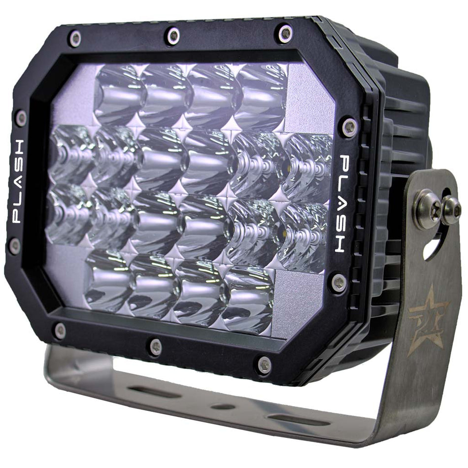 Plash - Quad LED Search Light - 60W, IP69K, 9-36V, 5400lm — Quality Boat Parts