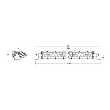 RIGID Industries - SR Series Pro Lens - 9-36V, IP68, 50,000h, 119W, 13680Lm — Quality Boat Parts