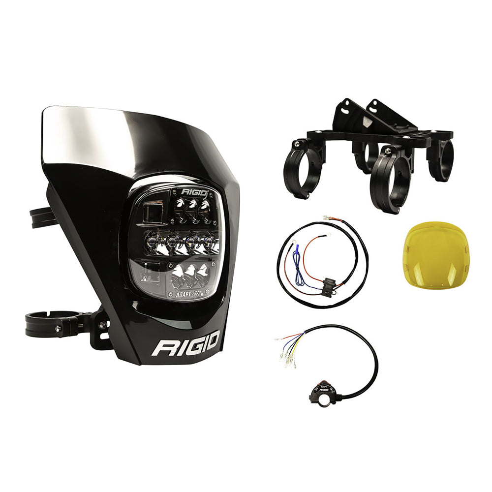 RIGID Industries - Adapter XE Extreme Enduro Kit - 9-32V, Impact Resistant, Polycarbonate Lens — Quality Boat Parts