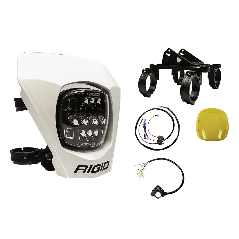 RIGID Industries - Adapter XE Extreme Enduro Kit - 9-32V, Impact Resistant, Polycarbonate Lens — Quality Boat Parts