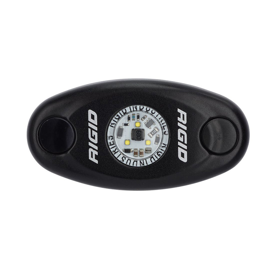 RIGID Industries - A-Series High Power - Polycarbonate Lens, 50,000h, 4W, Aluminum, 0.3A, 400Lm — Quality Boat Parts