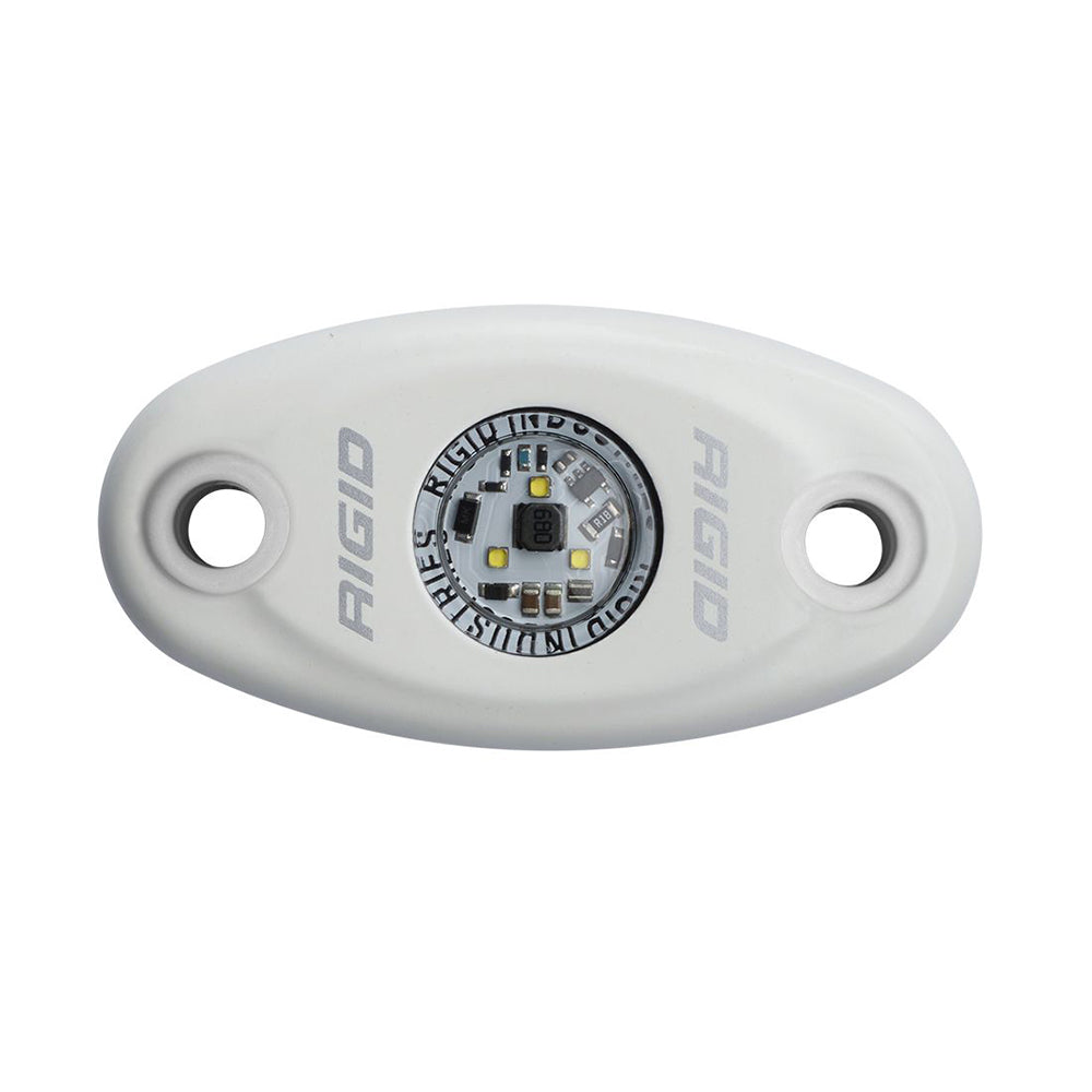 RIGID Industries - A-Series High Power - Polycarbonate Lens, 50,000h, 4W, Aluminum, 0.3A, 400Lm — Quality Boat Parts