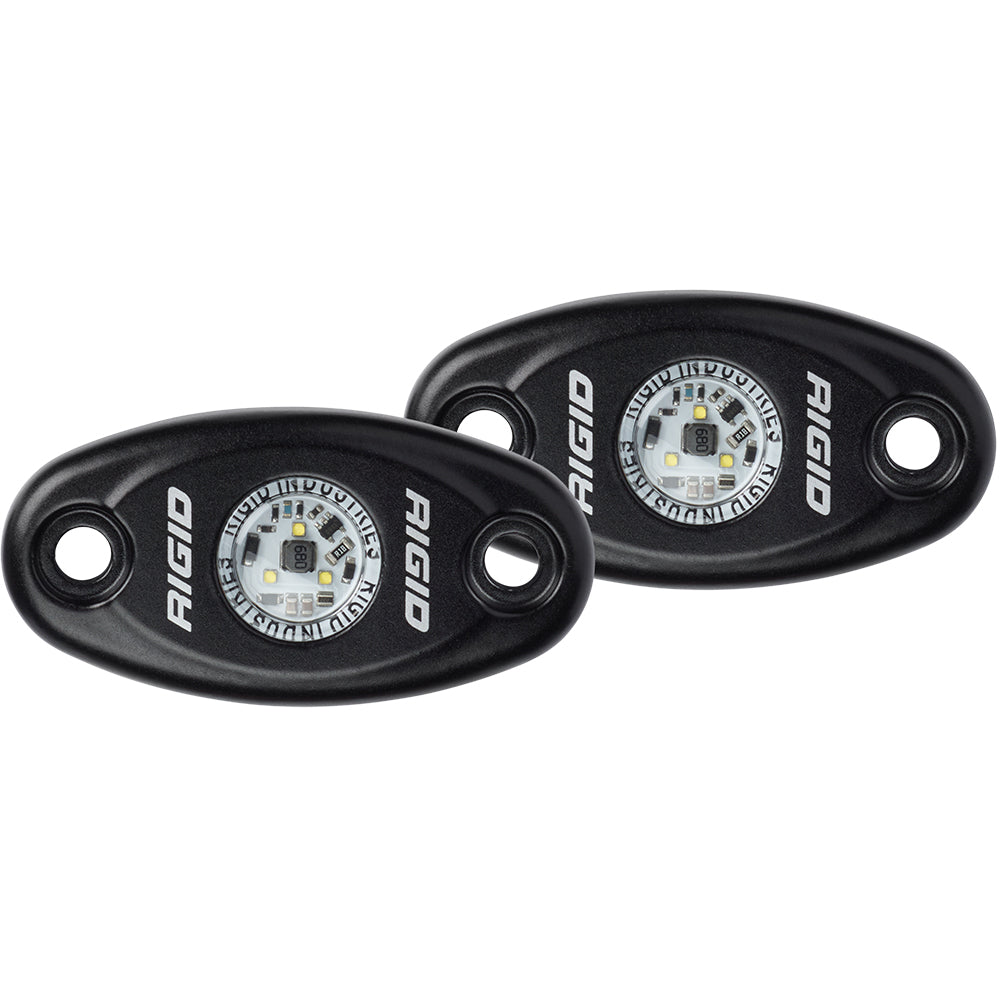 RIGID Industries - A-Series High Power - Polycarbonate Lens, 50,000h, 4W, Aluminum, 0.3A, 400Lm — Quality Boat Parts