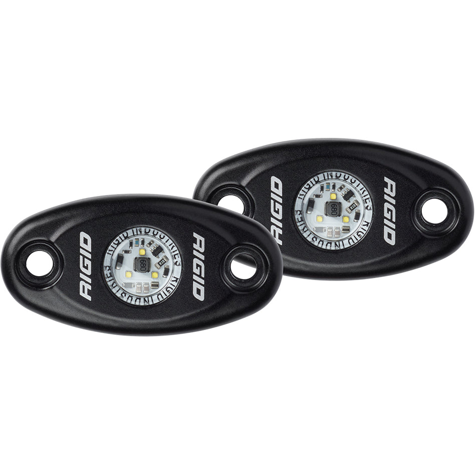 RIGID Industries - A-Series High Power - Polycarbonate Lens, 50,000h, 4W, Aluminum, 0.3A, 400Lm — Quality Boat Parts