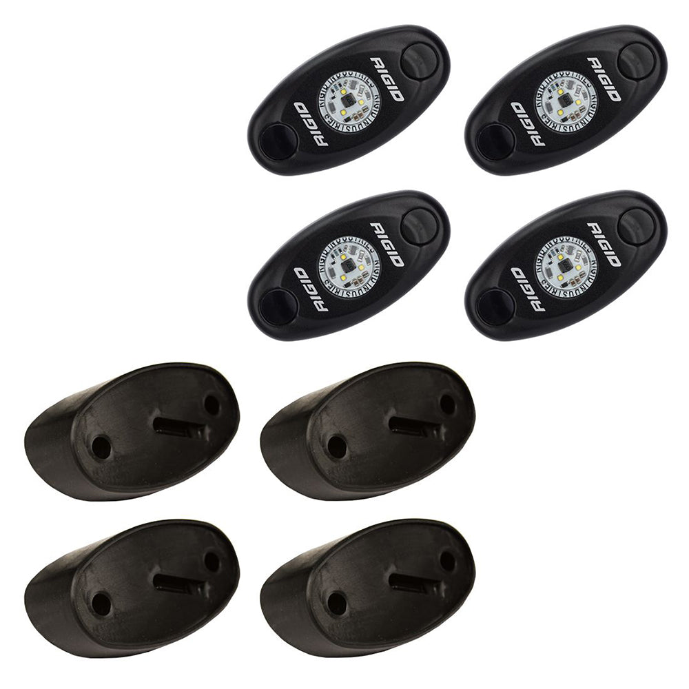 RIGID Industries - A-Series Kit - 50000h, Aluminum Housing, 10-28V, IP69K, Polycarbonate Lens — Quality Boat Parts