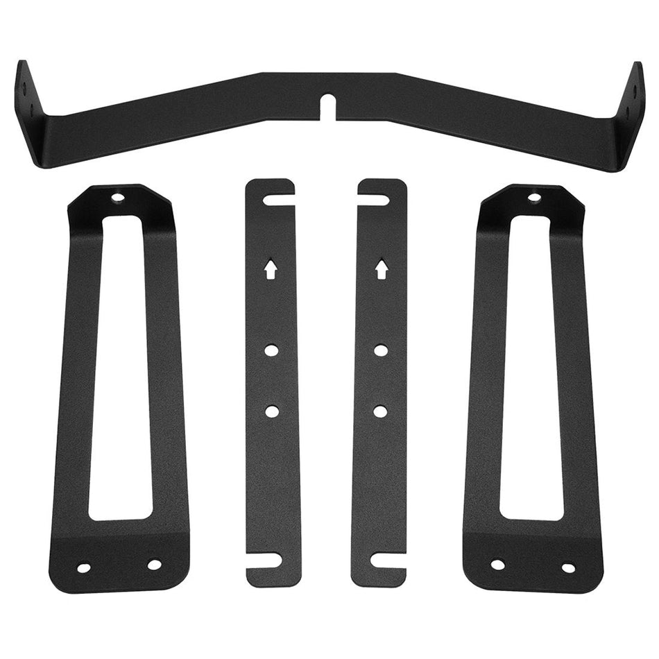 RIGID Industries - 2018+ Ford F-150 Hidden Grille Mount f/6" Lightbar - Black — Quality Boat Parts