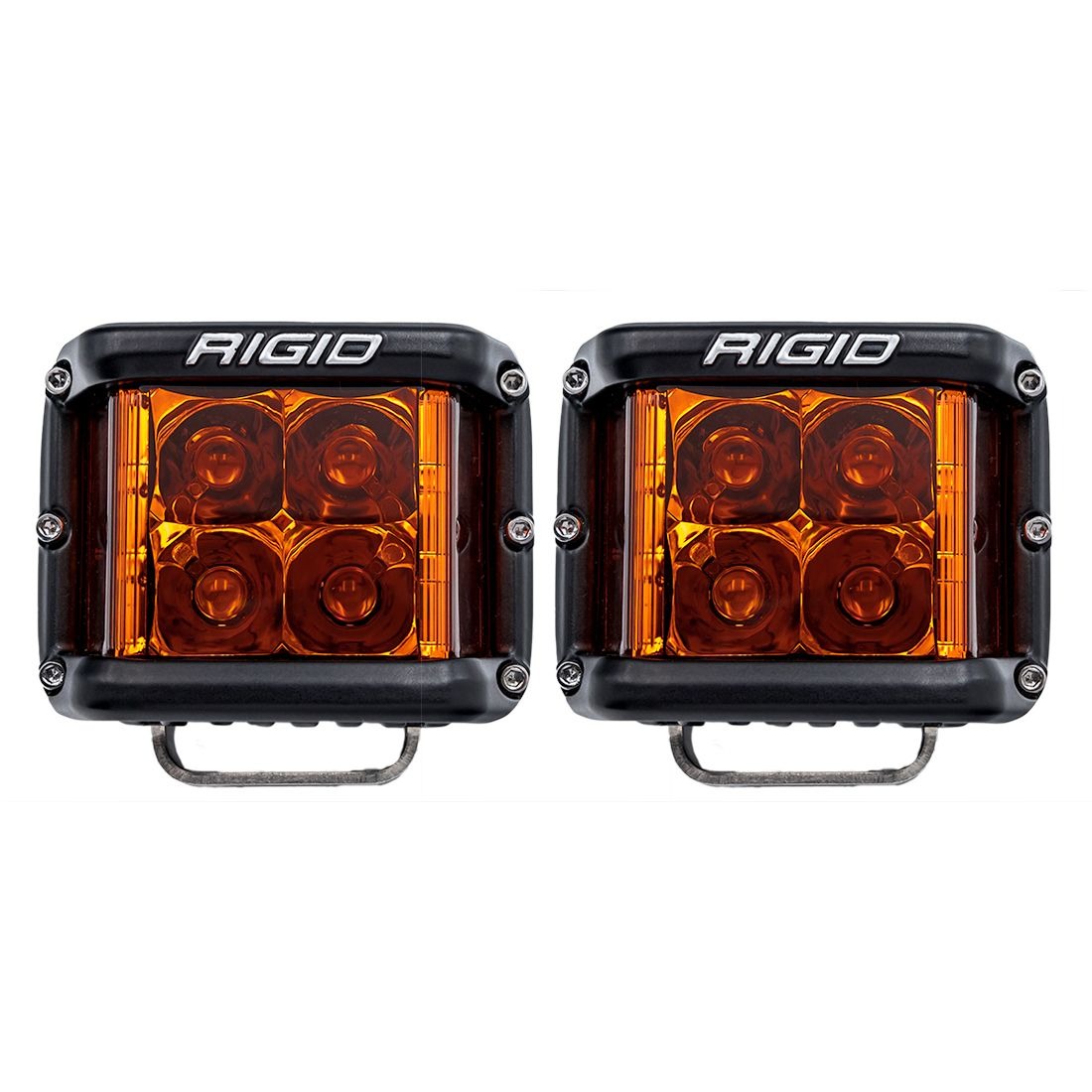RIGID Industries - D-SS Spot Lens - Amber, 9-36V, IP68 — Quality Boat Parts