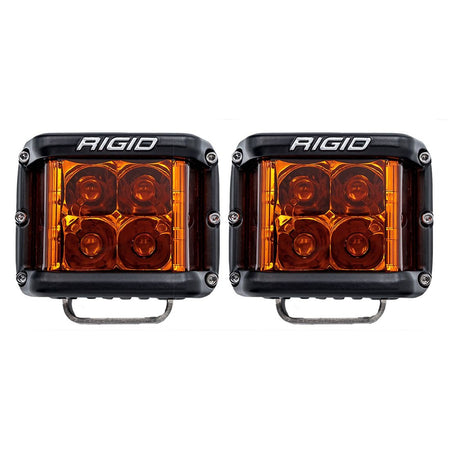 RIGID Industries - D-SS Spot Lens - Amber, 9-36V, IP68 — Quality Boat Parts