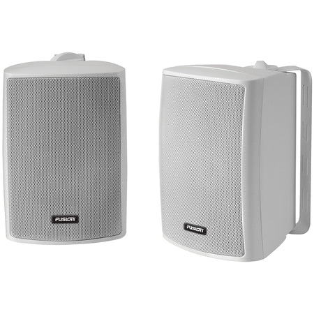 Fusion - 4" Compact Marine Box Speakers - (Pair) White — Quality Boat Parts
