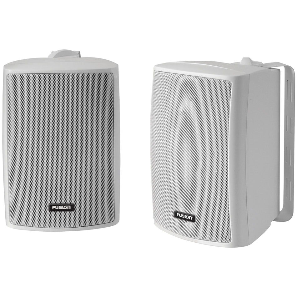 Fusion - 4" Compact Marine Box Speakers - (Pair) White — Quality Boat Parts