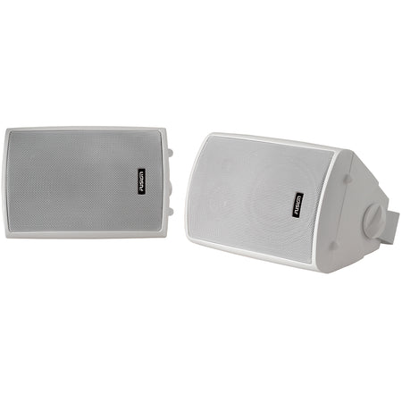 Fusion - 4" Compact Marine Box Speakers - (Pair) White — Quality Boat Parts