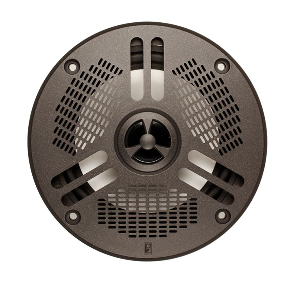 Poly-Planar - MA-4052LG1 5" 60 Watt LED Self Draining Spa Speaker - Dark Grey — Quality Boat Parts