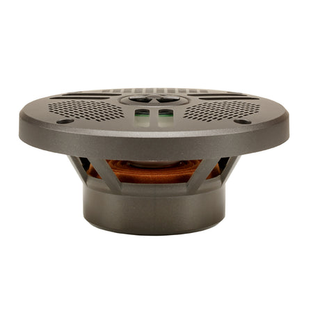 Poly-Planar - MA-4052LG1 5" 60 Watt LED Self Draining Spa Speaker - Dark Grey — Quality Boat Parts