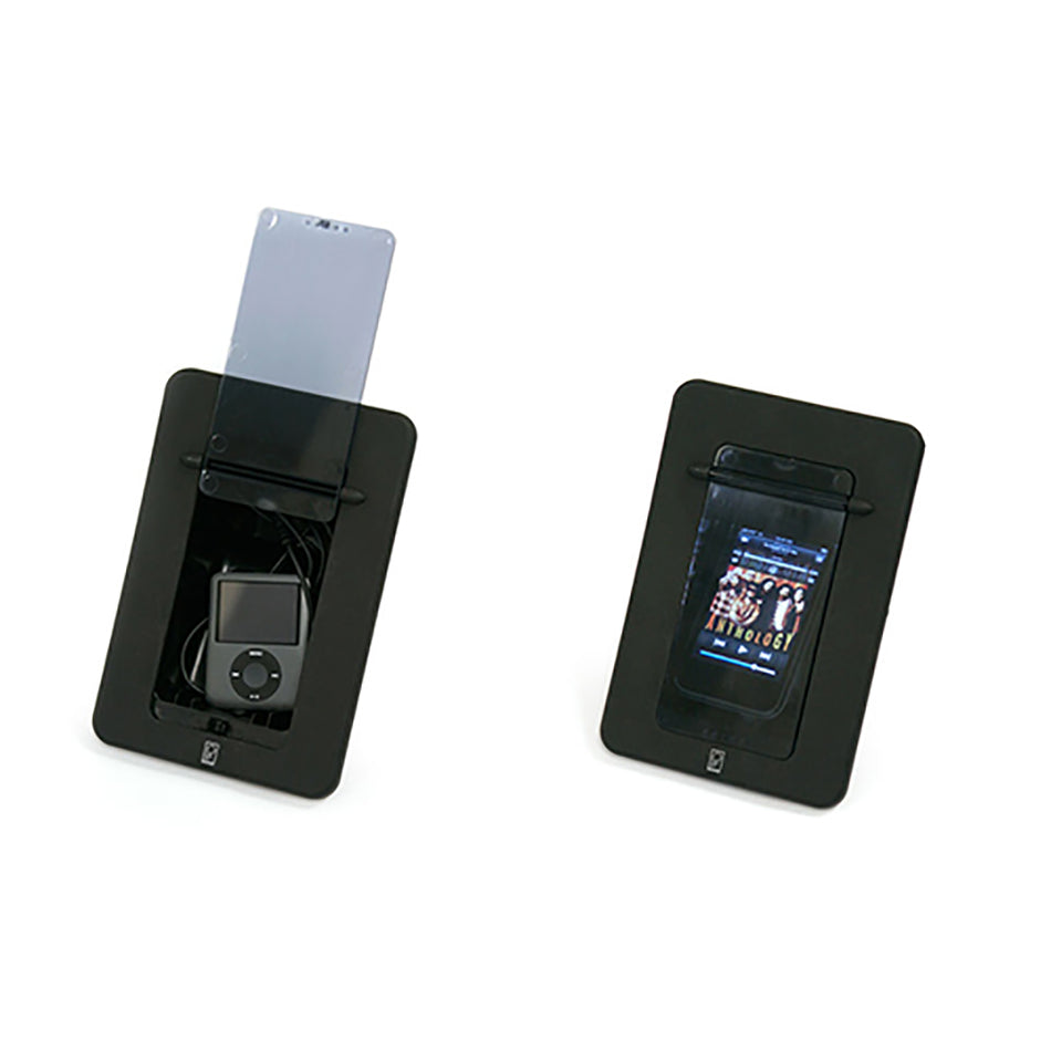 Poly-Planar - Spa Side Smartphone Enclosure with Door - Black — Quality Boat Parts