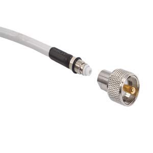 Shakespeare PL-259-ER Screw-On PL-259 Connector for Cable with Easy Route FME Mini-End — Quality Boat Parts