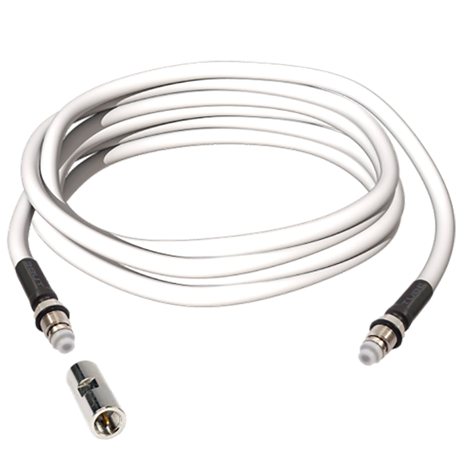 Shakespeare - 4078-20-ER 20' Extension Cable Kit for VHF, AIS, CB Antenna w/RG-8x & Easy Route FME Mini-End — Quality Boat Parts