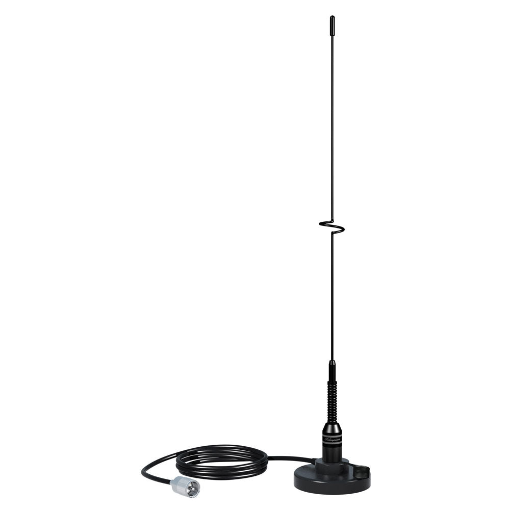 Shakespeare - VHF 19" 5218 Black SS Whip Antenna - Magnetic Mount — Quality Boat Parts