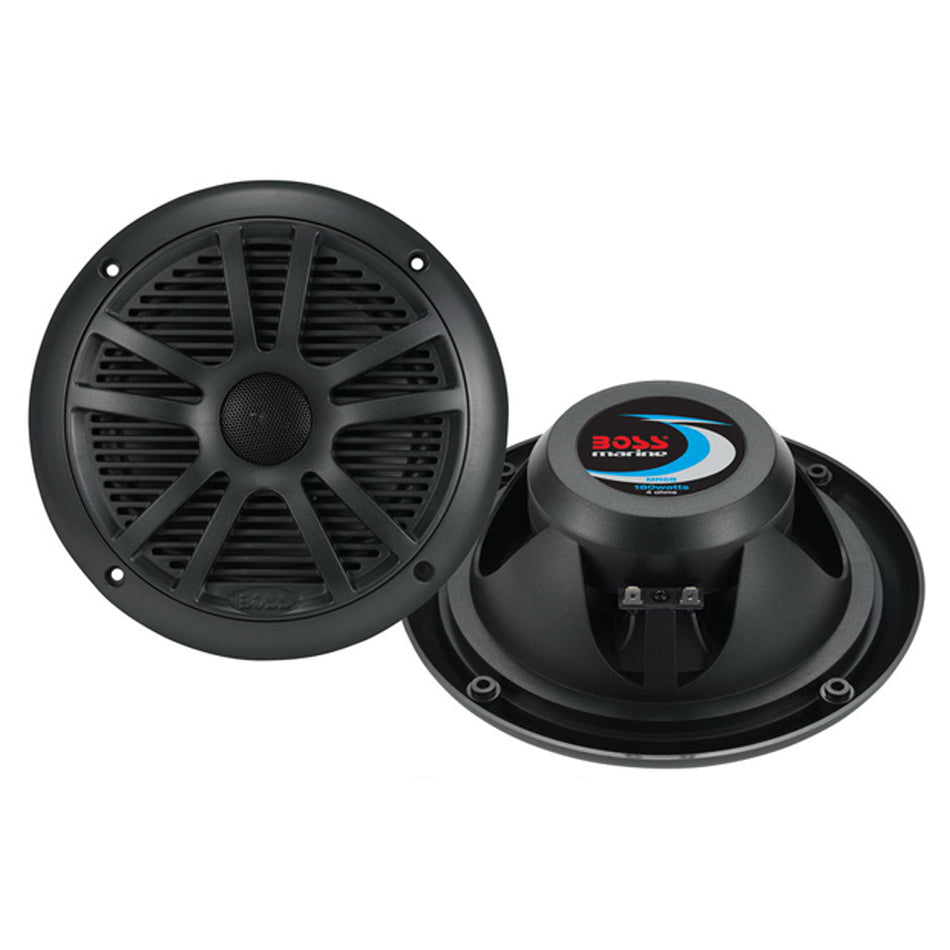 Boss Audio - 6.5" MR6B Speaker - Black - 180W, 89 dB — Quality Boat Parts