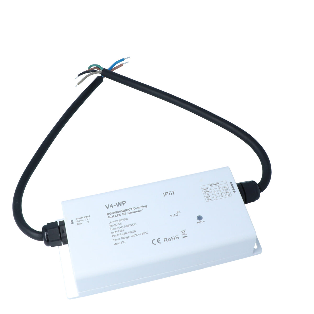 Apollo - RGB/RGBW Receiver - 4 Channel, 5A, IP68 — Quality Boat Parts