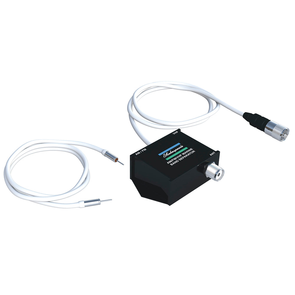 Shakespeare - 4357-S Base-Loaded AM / FM / VHF Separator — Quality Boat Parts