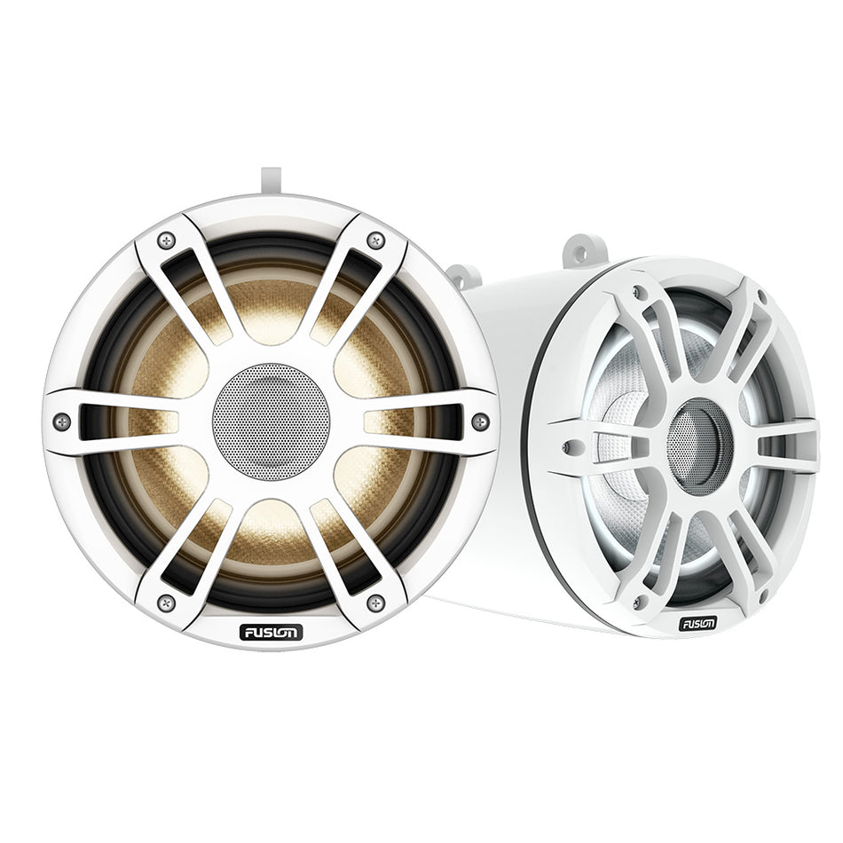 Fusion - Signature Series 3i Marine Wake Tower Speakers - 8.8", White — Quality Boat Parts