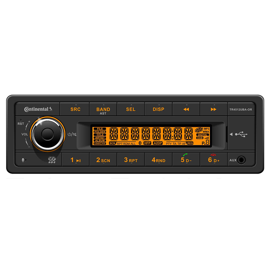 Continental - Stereo w/AM/FM/BT/USB/PA System Capable - 12V — Quality Boat Parts