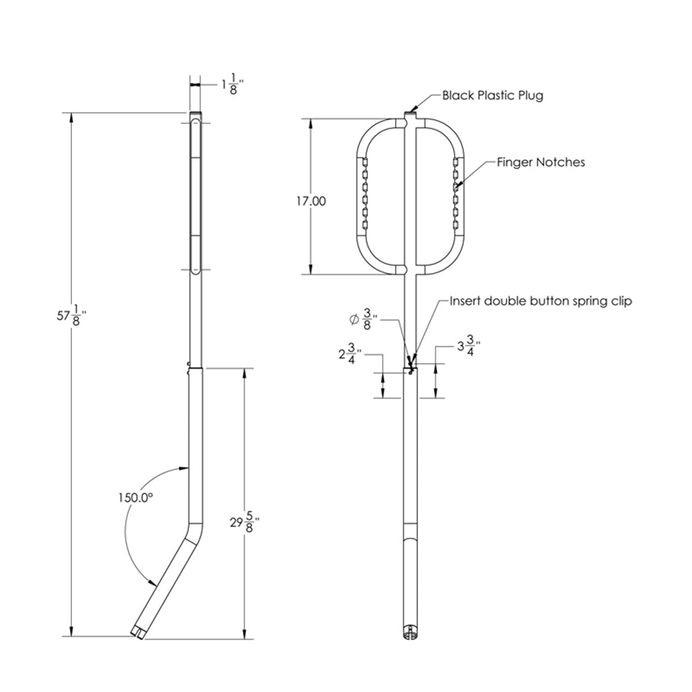 TACO - Come On Board Handle — Quality Boat Parts