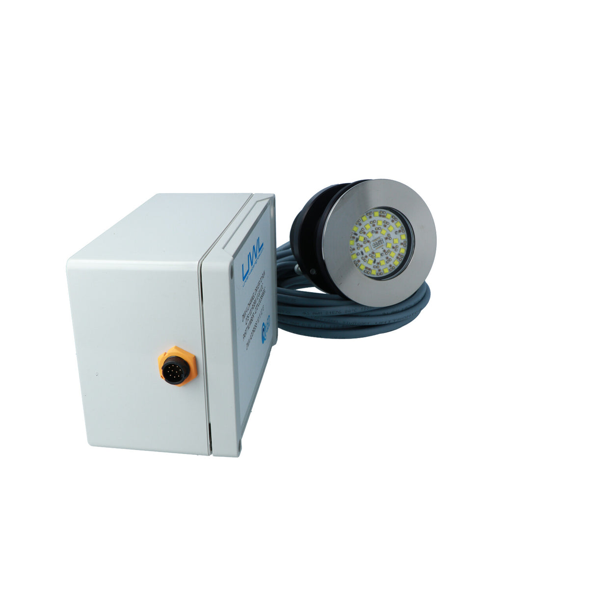 UWL - QTS 100 High Voltage Underwater Light - GRP, Titanium, Flush Mount, 25000Lm — Quality Boat Parts