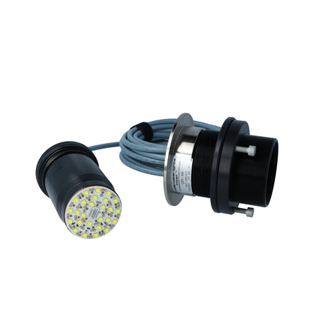 UWL - QTS 100 High Voltage Underwater Light - GRP, Titanium, Flush Mount, 25000Lm — Quality Boat Parts