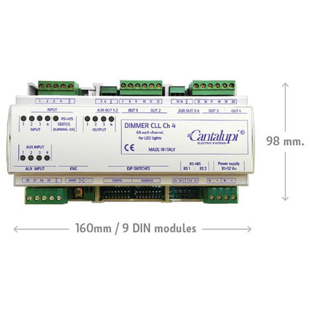 Cantalupi - 4 Channel Dimmer - For Monochromatic, RGB, and RGB+W LEDs — Quality Boat Parts