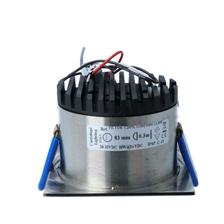 Cantalupi - Pictor Downlight - 10W, 3000K, 83MM, 20-32V, IP65 (D3-PIC90-L1030-SL-SS-23-6500) — Quality Boat Parts