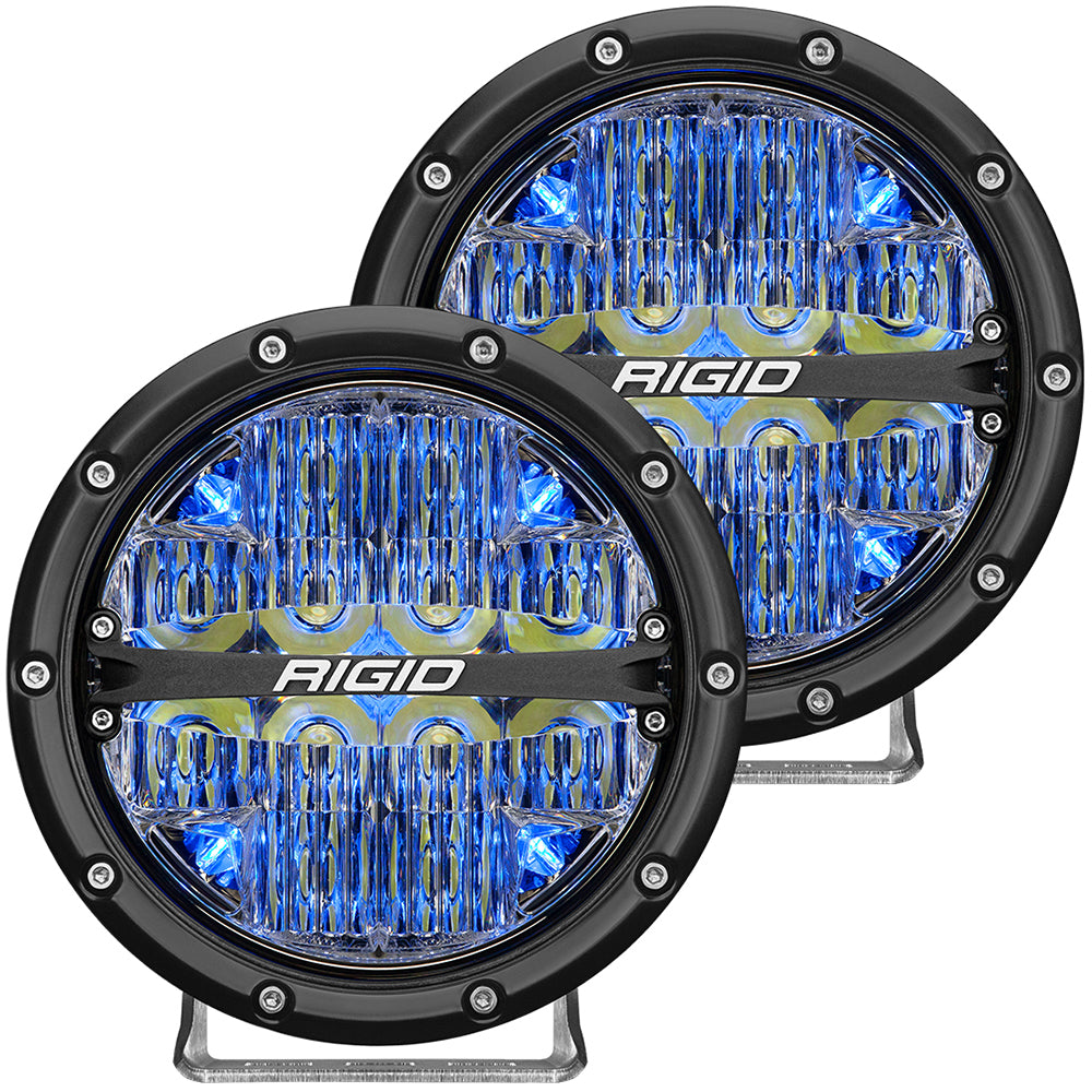 RIGID Industries - 360-Series - Off-Road, Black Housing — Quality Boat Parts