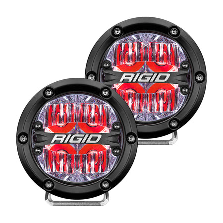 RIGID Industries - 360-Series - Off-Road, Black Housing — Quality Boat Parts