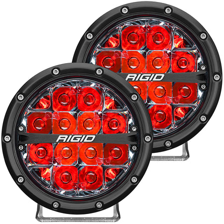 RIGID Industries - 360-Series - Off-Road, Black Housing — Quality Boat Parts