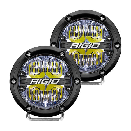 RIGID Industries - 360-Series - Off-Road, Black Housing — Quality Boat Parts