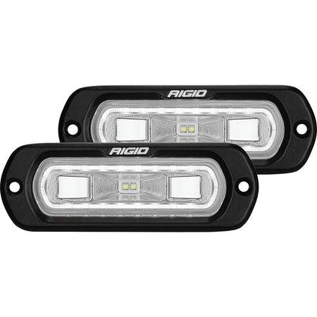 RIGID Industries - SR-L Series Marine Spreader - Black Housing, 9-36V — Quality Boat Parts