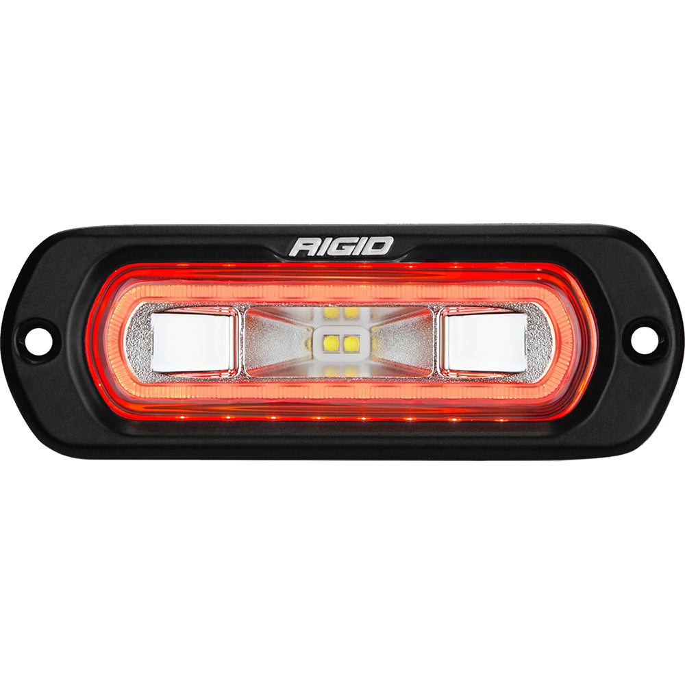 RIGID Industries - SR-L Series Marine Spreader - Black Housing, 9-36V — Quality Boat Parts