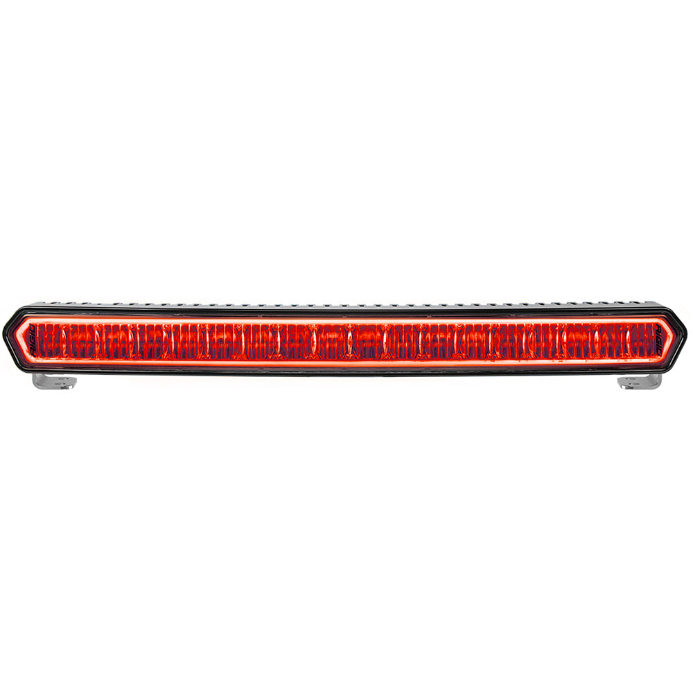 RIGID Industries SR-L Series Marine 20" Black LED Lightbar - White Light with Red Halo — Quality Boat Parts