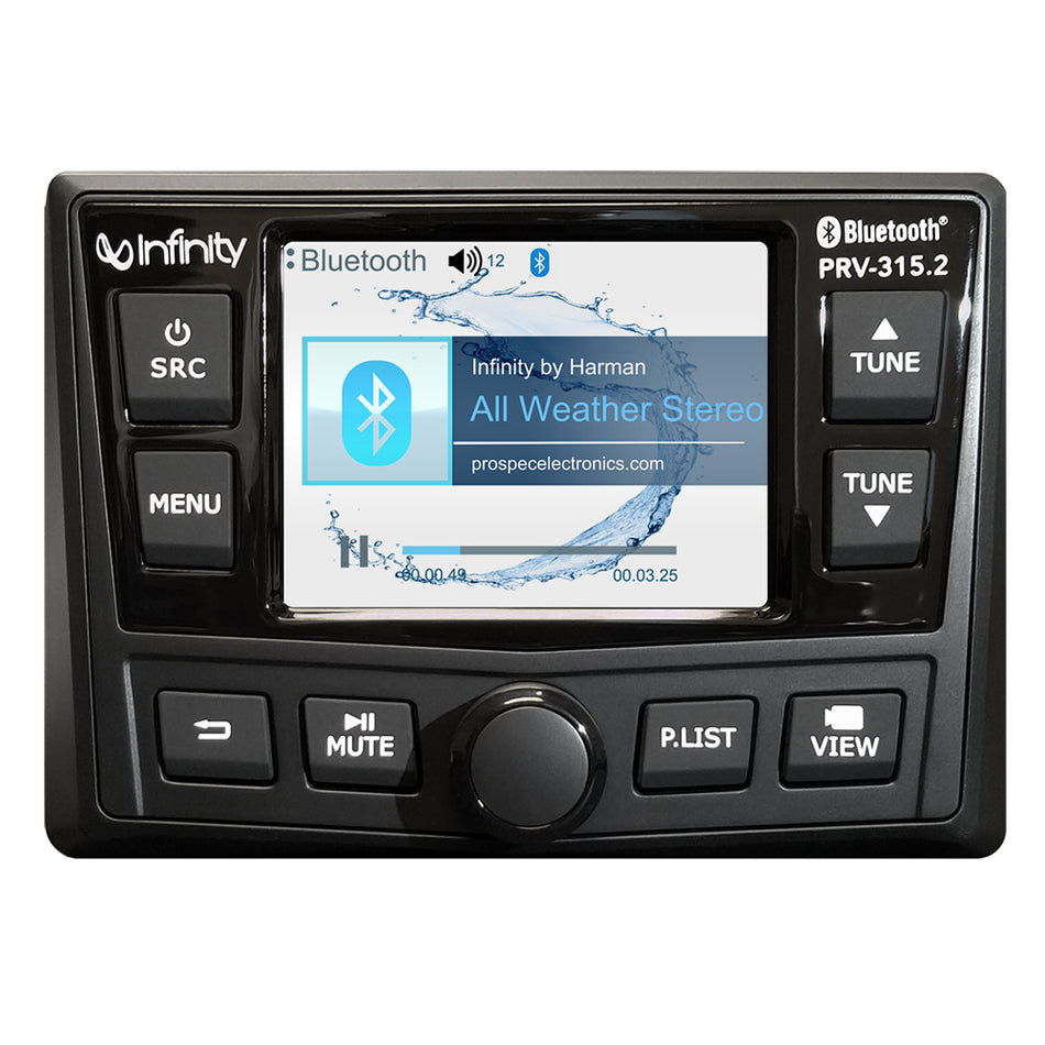 Infinity - PRV315 AM/FM/BT/USB Stereo Receiver — Quality Boat Parts