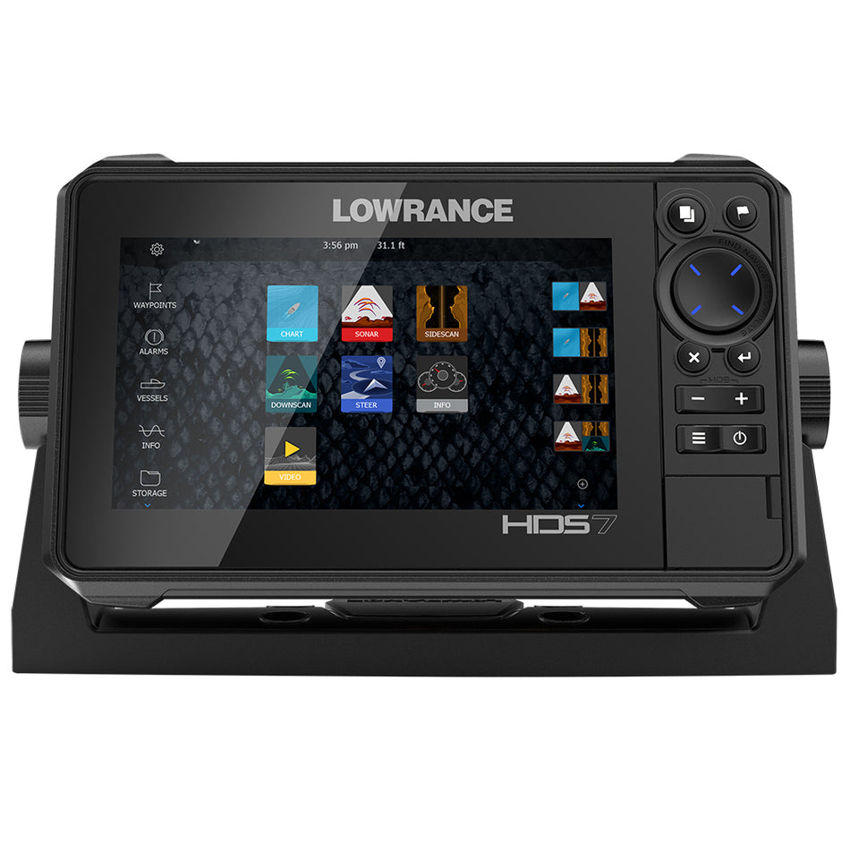 Lowrance - HDS-7 LIVE with Active Imaging 3-in-1 Transom Mount & C-MAP Pro Chart — Quality Boat Parts