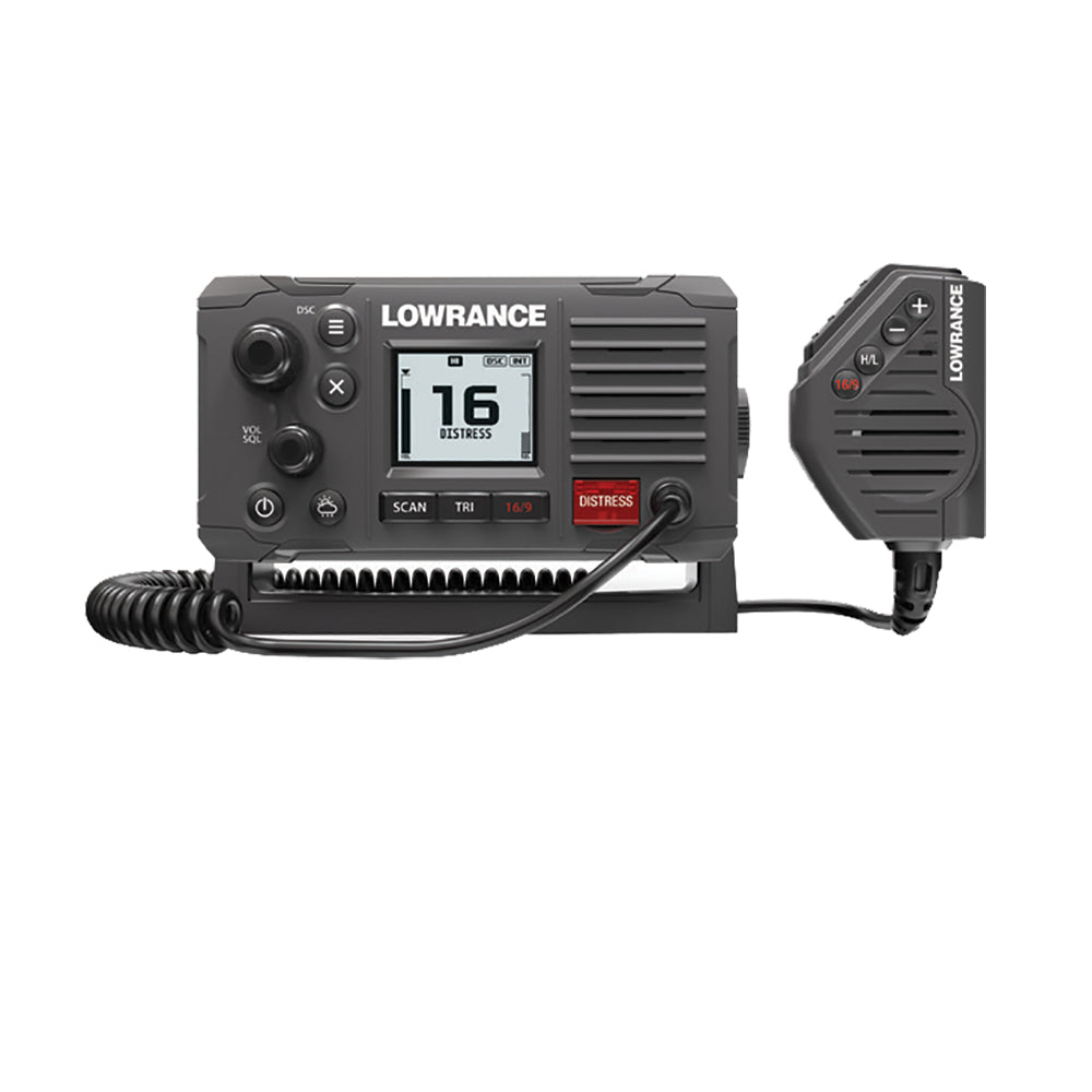 Lowrance - Link-6S Class D DSC VHF Radio, Gray, NMEA 0183 — Quality Boat Parts