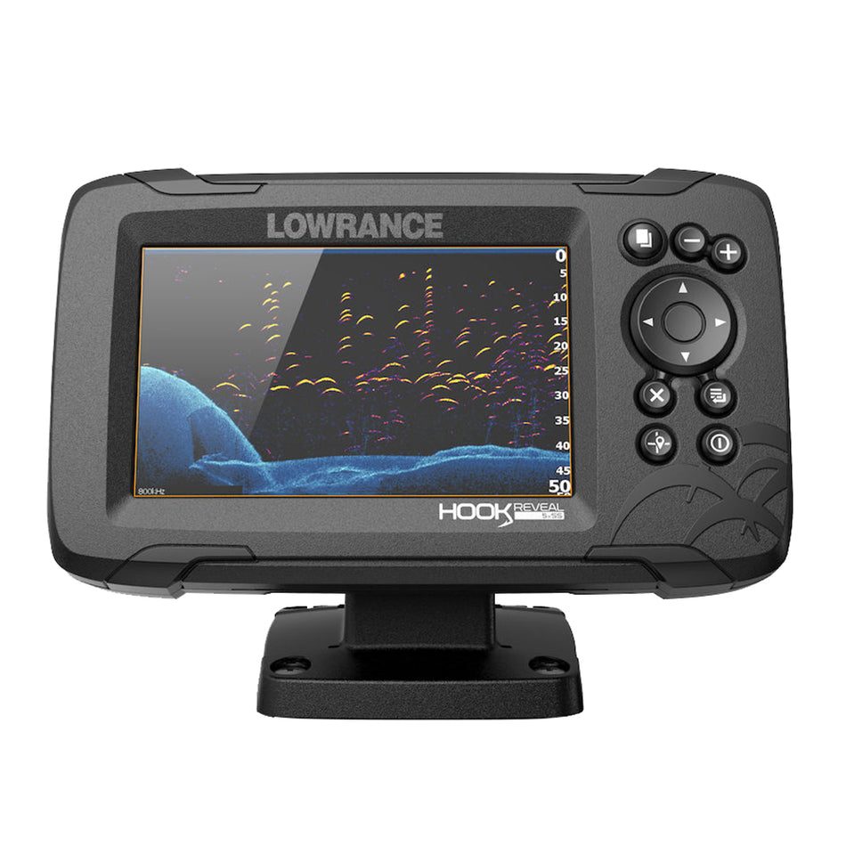 Lowrance - HOOK Reveal 5x Fishfinder with SplitShot Transducer & GPS Trackplotter — Quality Boat Parts