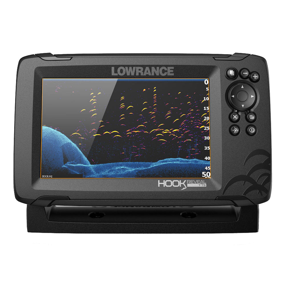 Lowrance - HOOK Reveal 7 Chartplotter/Fishfinder with TripleShot Transom Mount Transducer & US Inland Charts — Quality Boat Parts