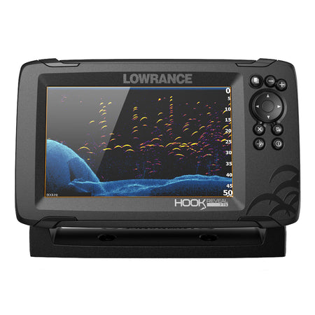Lowrance - HOOK Reveal 7 Chartplotter/Fishfinder with TripleShot Transom Mount Transducer & US Inland Charts — Quality Boat Parts