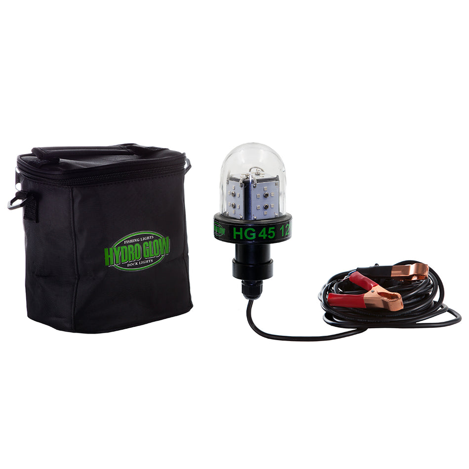 Hydro Glow - HG45 45W/12V Deep Water LED Fish Light - Green Globe Style — Quality Boat Parts